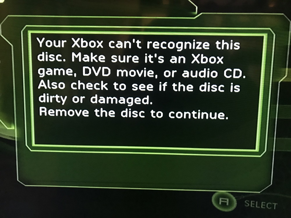 Xbox disc drive laser issue